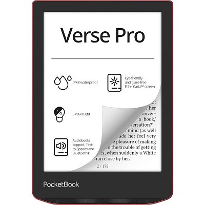 E-book 634 Verse Pro Pas. Red POCKETBOOK