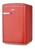 Retro lednice bez mrazáku - červená - DOMO DO91703R